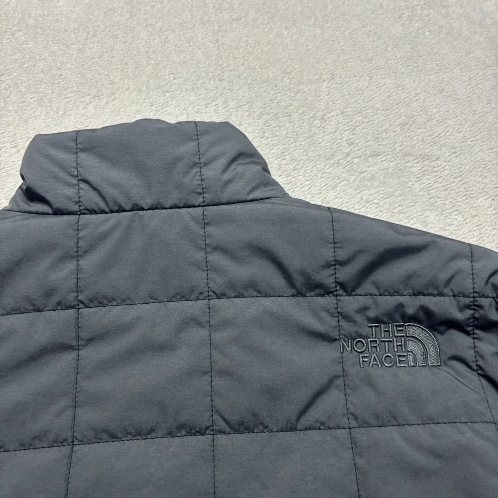 The North Face Jacket Mens S Junction Gray Primaloft Quilted NF0A33RO EUC